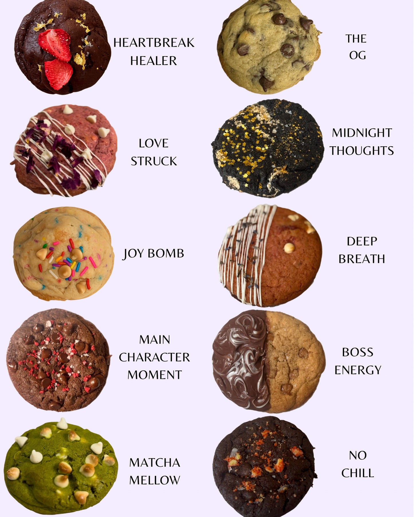 Mood Variety Pack – 6 Cookies